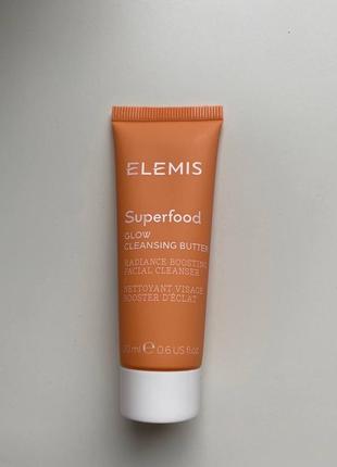 Elemis superfood aha glow cleansing butter очищающий баттер для умывания