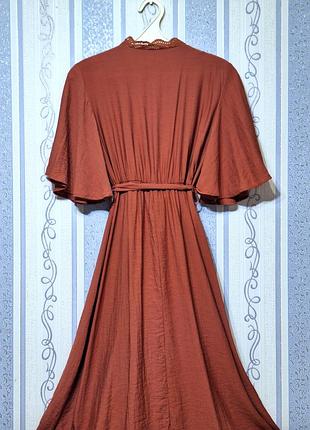 Шикарное длинное платье shein, вискоза