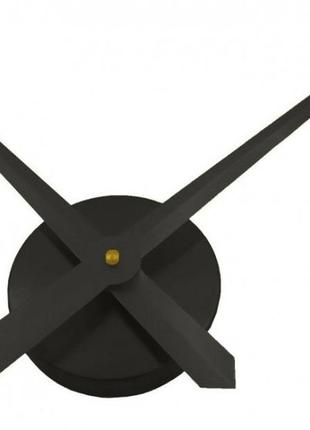 Большие настенные часы (римские+индексы) horloge 3d diy 60-90см (чёрный) salemarket