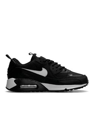 Nike air max 90 surplus new black white стильні молодіжні кросівки