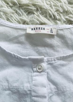 Белая блузка,блузка в школу, форма школьная