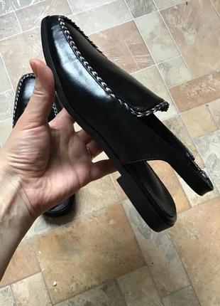 Лофери туфлі відкрита пятка босоніжки