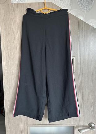 Брюки палаццо с лампасами m&amp;s для девочки