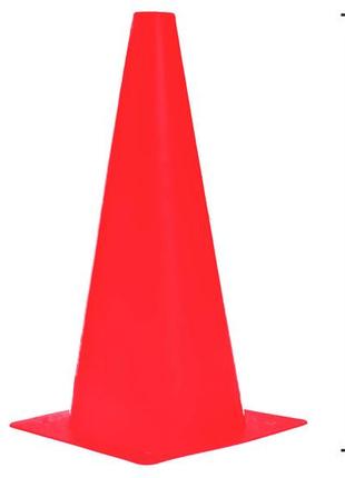 Конус-фишка спортивная easyfit для тренировок красная 32 см (инвентарь для разметки полей, для игр и