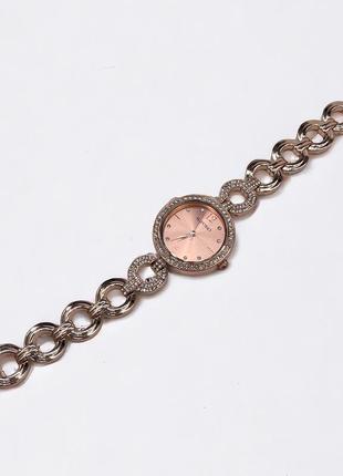 Новые женские часы ellen tracy в коробке в розовой позолоте3 фото