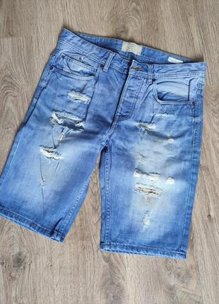 Шорти джинсові bershka р-р 48-50