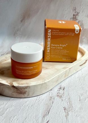 Покращений крем для шкіри навколо очей з вітаміном с ole henriksen olehenriksen banana bright+ eye creme 15 мл