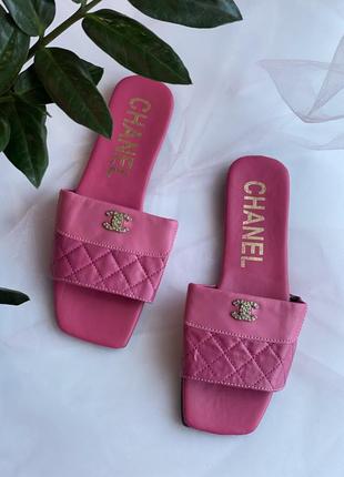 Тапочки шанель тапки chanel