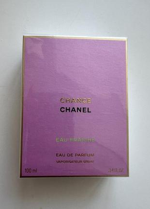 Парфумована вода оригінал chanel chance eau fraiche 100 мл