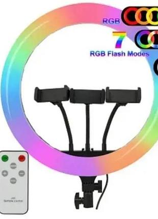 Кільцева led-лампа rgb mj36 (36 см)