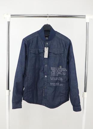 Мужская джинсовая куртка бомбер g-star raw / оригинал | l |