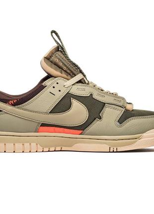 Nike air dunk jumbo “medium olive” чоловічі  якість висока стильні зручні повсякденні