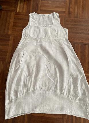 Льняна сукня сарафан балон 💯 лен colette 38-40 итальялия 🇮🇹