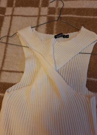 Молочна міді сукня плаття boohoo5 фото