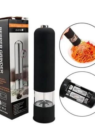 Электрическая мельница для специй salt and pepper mills black
