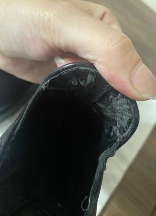 Кожаные ботильоны