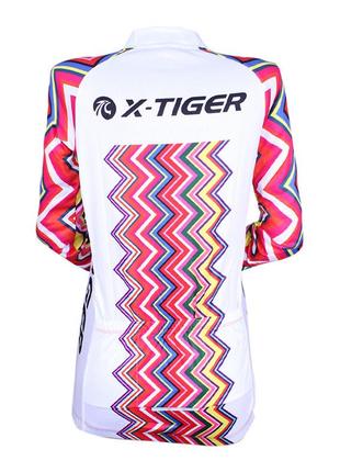 Вело костюм женский x-тiger xw-ct-155 multicolor zigzag 2xl разноцветная велоодежда...