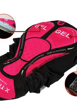 Вело костюм женский x-тiger xw-ct-155 multicolor zigzag 2xl разноцветная велоодежда...