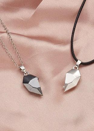 Подвійний кулон серця