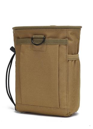 Сумка тактическая на пояс aokali outdoor b22 mustard dm-112 фото