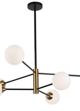 Люстра молекула levistella  752l7910-6 bk+wh
