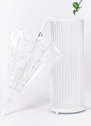 Детский прозрачный зонт rst 047a звезды white dm-11