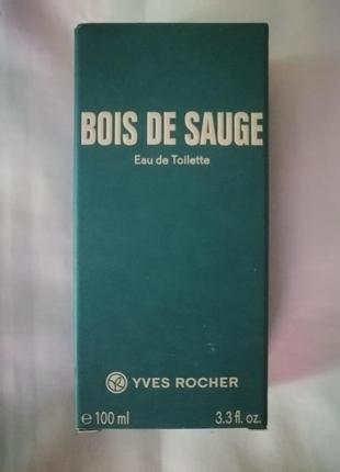 Туалетная вода для мужчин bois de sauge yves rocher 100 мл