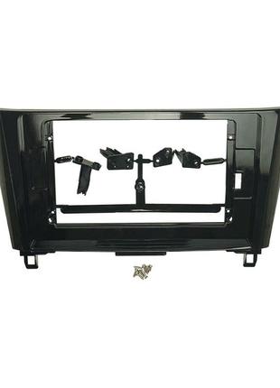 Переходная рамка 10.1" lesko black для автомобиля nissan qashqai (2014-2018г.) f-6674 (sku_6536-22693)