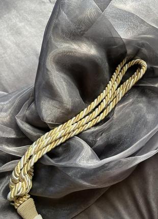 Тюль органза серая с утяжелителем