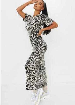 Леопардовое платье
