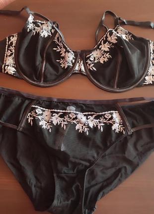 Базовый черный комплект белья 🖤💕