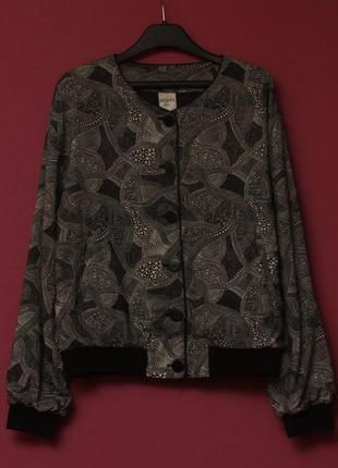 Monki xs-s куртка бомбер из вискозы.