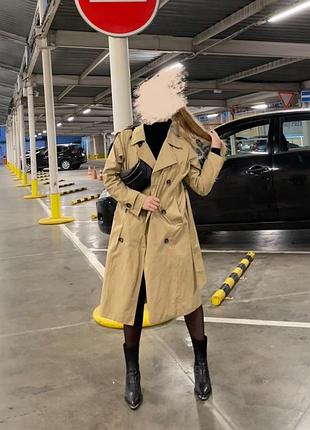 Тренч бежевий