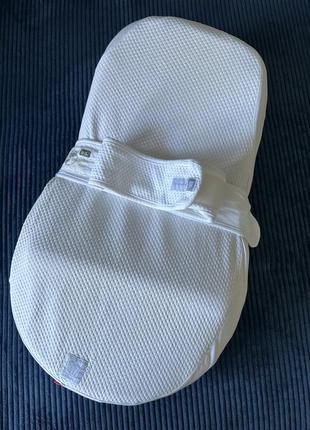 Детский эргономический матрасик red castle cocoonababy, белый