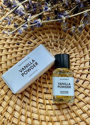 Нишевой аромат matiere premiere vanilla powder парфюмированная вода