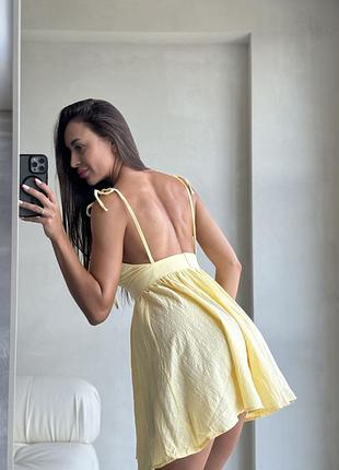 Сарафан льон