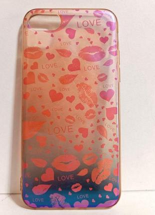 Чехол/бампер iphone 7 (love) в отличном состоянии.