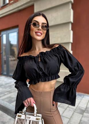 Топ ткань: лен из натуральной ткани