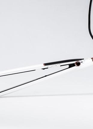 Випрямляч для волосся керамічний з рк дисплеєм, стайлер для вирівнювання волосся та завивки vgr v-515 білий6 фото