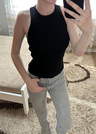 Чорна майка zara