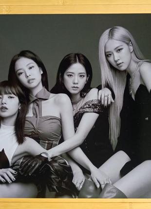Постер (плакат) блек пінк black pink а3