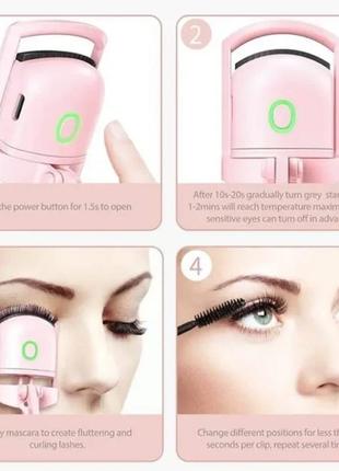 Аккумуляторные щипцы для завивки ресниц с usb eye lashes machine6 фото