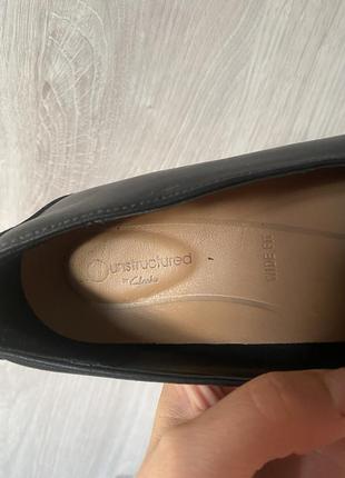 Шкіряні туфлі clarks 37 розмір7 фото
