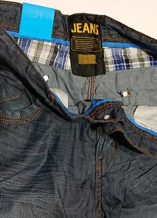 Мужские джинсовые шорты justboy 38 l xl 48 50 52 хлопок летние тонкие4 фото