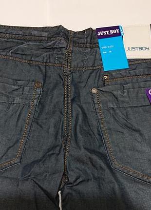 Мужские джинсовые шорты justboy 38 l xl 48 50 52 хлопок летние тонкие8 фото