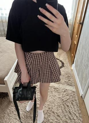 Юбка в клетку