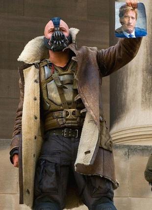 Dark knight rises bane coat s дублянка зі шкіри