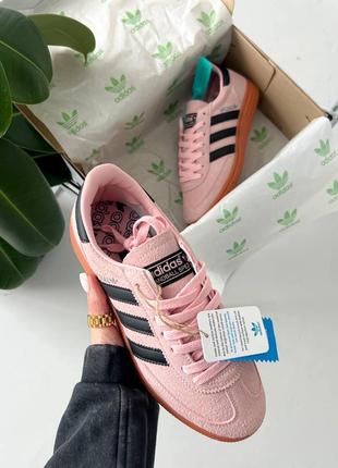 Женские кроссовки в стиле adidas spezial pink.3 фото