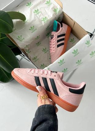Женские кроссовки в стиле adidas spezial pink.4 фото