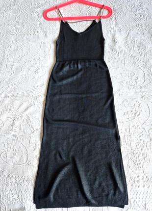 ‼︎ ❤︎👗 diesel жіноча чорна максі шикарна вечірня сукня сарафан на бретелях з ланцюжка